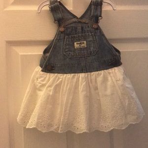 Baby girl overalls dress